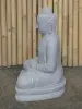 Product image 3 of the product “Seated Buddha made of Riverstone in Dhyana position - gesture of meditation, H.62 cm, natural. ”